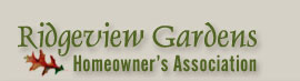 Ridgeview Gardens Homeowners Association